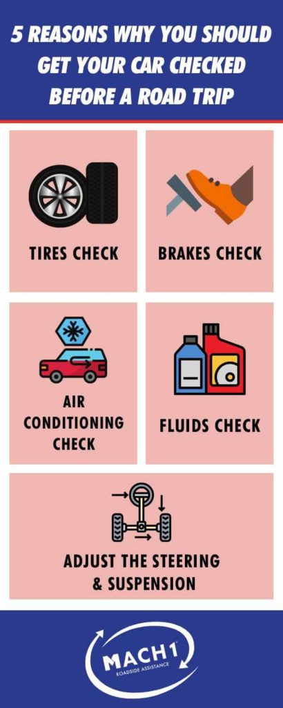 get your car checked before a road trip