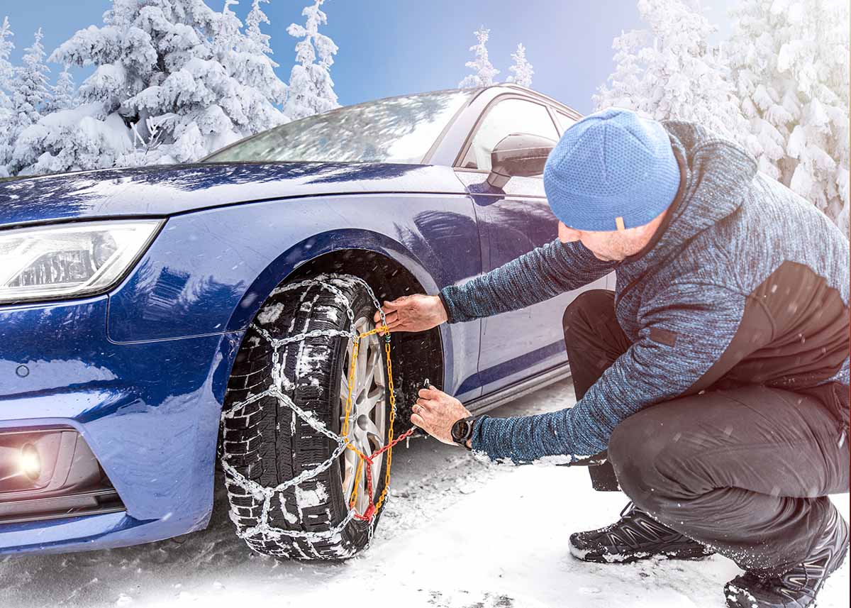 Dangerous Winter Passes Tire Chains